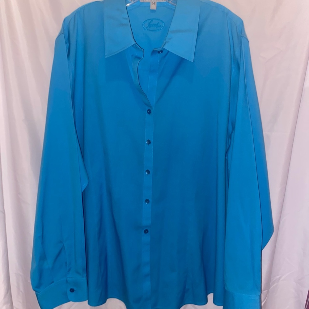 Teal Foxcroft blouse